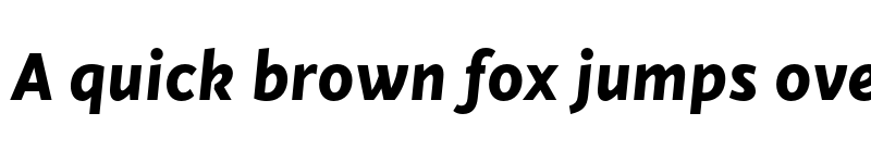 Preview of FONTSPRING DEMO - Cinta Regular Bold Italic font