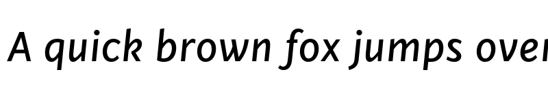 Preview of FONTSPRING DEMO - Cinta Regular Italic font