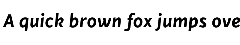 Preview of FONTSPRING DEMO - Cinta Semibold Italic font
