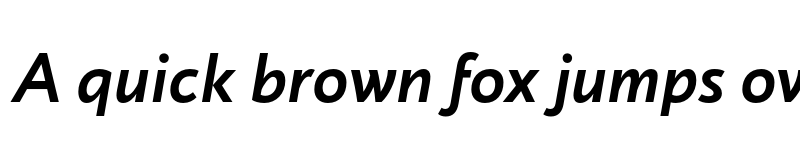 Preview of FONTSPRING DEMO - Circe Bold Italic font