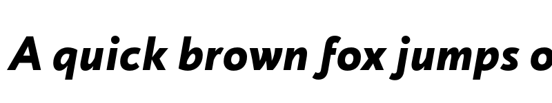 Preview of FONTSPRING DEMO - Circe Extra Bold Italic font