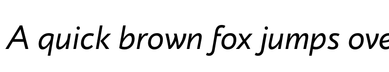 Preview of FONTSPRING DEMO - Circe Italic font