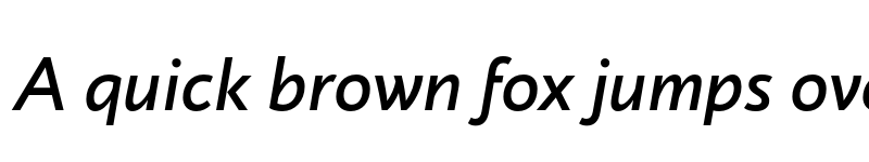 Preview of FONTSPRING DEMO - Circe Medium Italic font