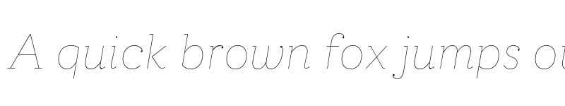 Preview of FONTSPRING DEMO - Circe Slab A Hairline Italic font
