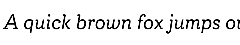 Preview of FONTSPRING DEMO - Circe Slab A Italic font