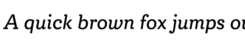 Preview of FONTSPRING DEMO - Circe Slab A Medium Italic font