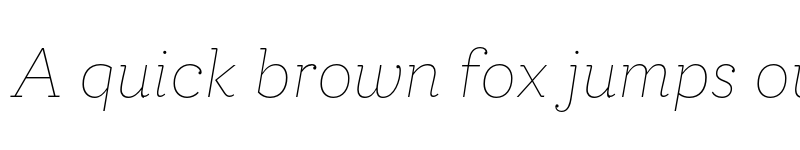Preview of FONTSPRING DEMO - Circe Slab A Thin Italic font