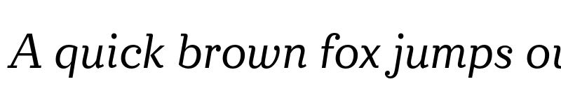 Preview of FONTSPRING DEMO - Circe Slab C Italic font