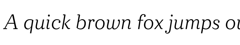 Preview of FONTSPRING DEMO - Circe Slab C Light Italic font