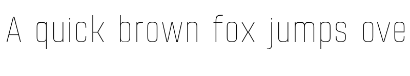Preview of FONTSPRING DEMO - Citadina Thin Regular font