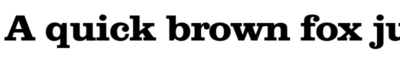 Preview of FONTSPRING DEMO - Clarendon Serial Xbold Regular font