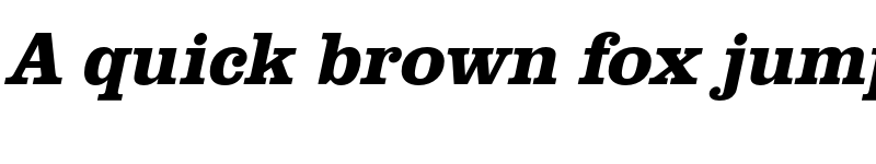 Preview of FONTSPRING DEMO - ClarendonURW Bold Italic font