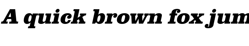 Preview of FONTSPRING DEMO - ClarendonURWExtBol Italic font