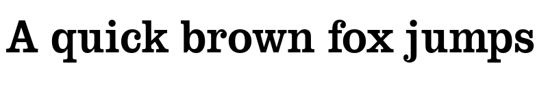 Preview of FONTSPRING DEMO - ClarendonURWExtNar Regular font