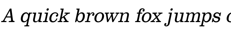 Preview of FONTSPRING DEMO - ClarendonURWExtNarLig Italic font