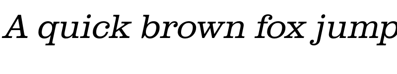 Preview of FONTSPRING DEMO - ClarendonURWLig Italic font