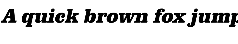 Preview of FONTSPRING DEMO - ClarendonURWNarExtBol Italic font