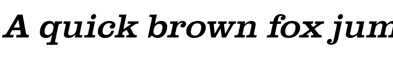 Preview of FONTSPRING DEMO - ClarendonURWWid Italic font