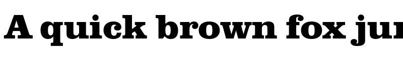 Preview of FONTSPRING DEMO - ClarendonURWWidExtBol Regular font