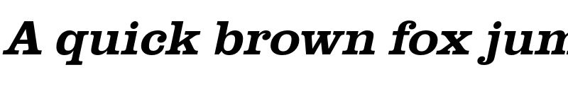 Preview of FONTSPRING DEMO - ClarendonURWWidMed Italic font