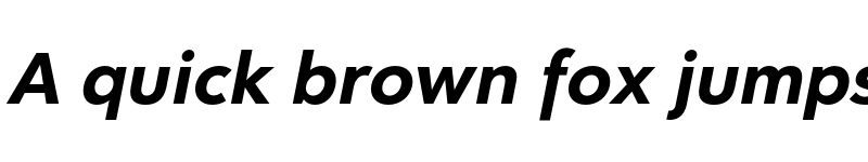Preview of FONTSPRING DEMO - Clarika Geometric Bold Italic font
