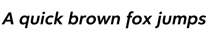 Preview of FONTSPRING DEMO - Clarika Geometric DemiBold It Regular font