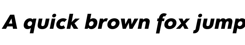 Preview of FONTSPRING DEMO - Clarika Geometric ExBold Italic Regular font