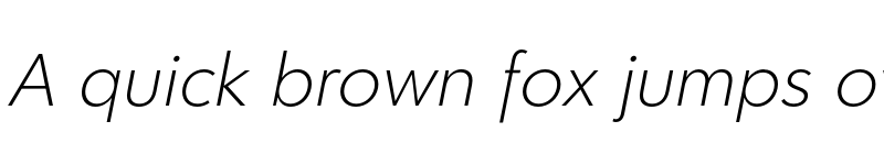 Preview of FONTSPRING DEMO - Clarika Geometric ExLight It Regular font