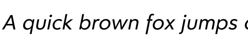 Preview of FONTSPRING DEMO - Clarika Geometric Italic font