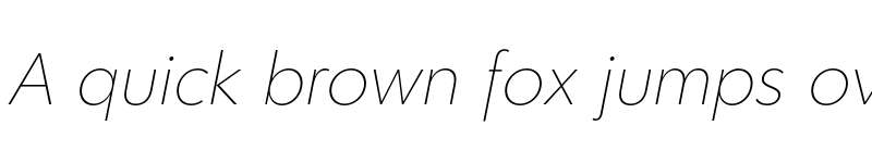 Preview of FONTSPRING DEMO - Clarika Geometric Thin Italic Regular font