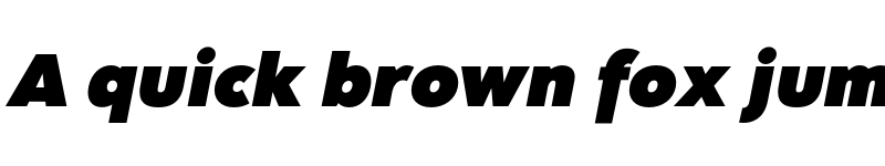 Preview of FONTSPRING DEMO - Clarika Geometric UltraBlack It Regular font