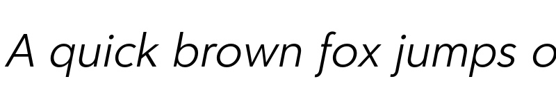 Preview of FONTSPRING DEMO - Clarika Grotesque Light Italic Regular font