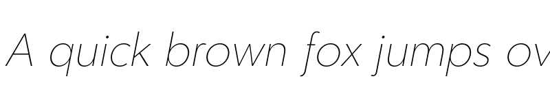 Preview of FONTSPRING DEMO - Clarika Grotesque Thin Italic Regular font