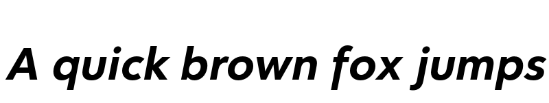 Preview of FONTSPRING DEMO - Clarika Office Geometric Bold Italic font