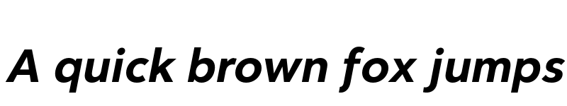 Preview of FONTSPRING DEMO - Clarika Office Grotesque Bold Italic font