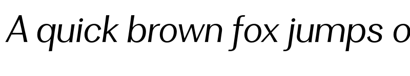 Preview of FONTSPRING DEMO - Clasica Sans Book Italic font