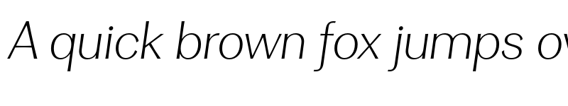 Preview of FONTSPRING DEMO - Clasica Sans Light Italic font