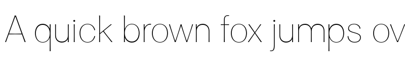 Preview of FONTSPRING DEMO - Clasica Sans Thin Regular font