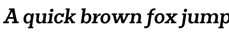 Preview of FONTSPRING DEMO - Clasica Slab Heavy Heavy Italic font