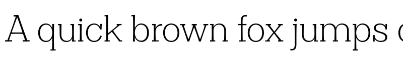 Preview of FONTSPRING DEMO - Clasica Slab Light Light font