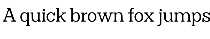 Preview of FONTSPRING DEMO - Clasica Slab Regular font