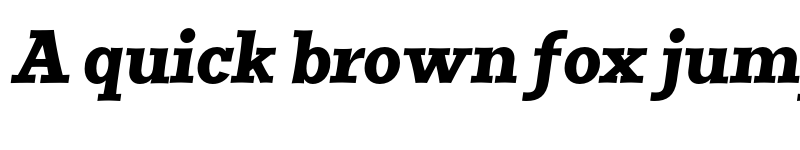 Preview of FONTSPRING DEMO - Clasica Slab UltraBlack UltraBlack Italic font