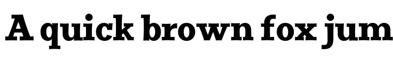 Preview of FONTSPRING DEMO - Clasica Slab UltraBlack UltraBlack font