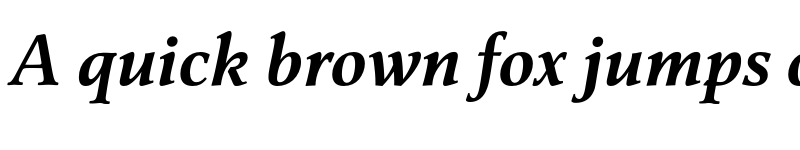 Preview of FONTSPRING DEMO - Classica Pro Demi Italic font