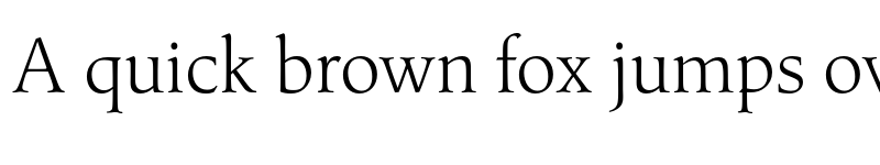 Preview of FONTSPRING DEMO - Classica Pro Light Regular font