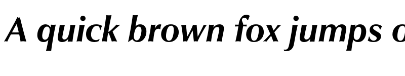 Preview of FONTSPRING DEMO - ClassicoURW Bold Italic font