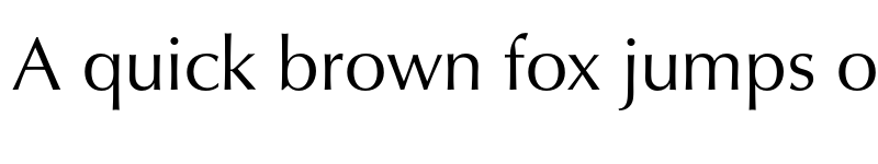 Preview of FONTSPRING DEMO - ClassicoURW Regular font