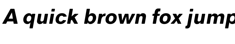 Preview of FONTSPRING DEMO - ClassicSansRounded Black Italic font