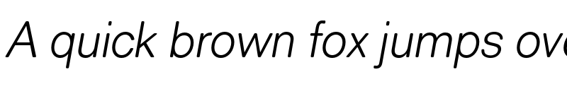 Preview of FONTSPRING DEMO - ClassicSansRounded Light Italic font