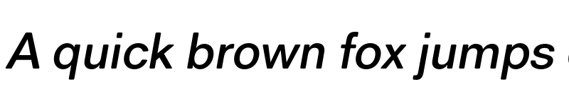 Preview of FONTSPRING DEMO - ClassicSansRounded Medium Italic font